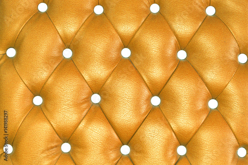 luxury gold button leather ...