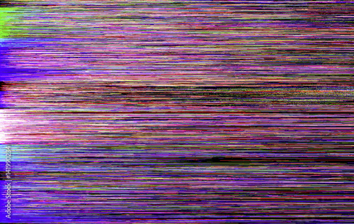Colorful glitch screen background