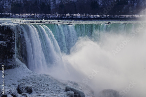 Niagara falls in winter 