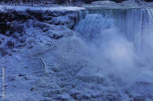 Niagara falls in winter 
