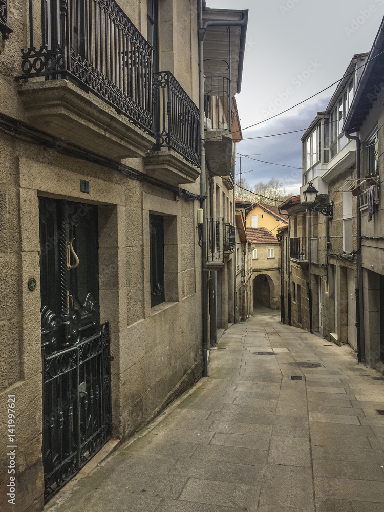 Allariz old town, Galicia, Spain,