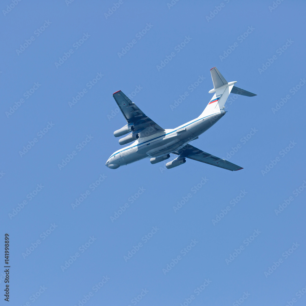 Russian military transport aircraft in fly Russian military transport aircraft in fly