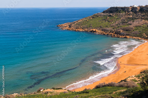 Beautiful beach in Malta