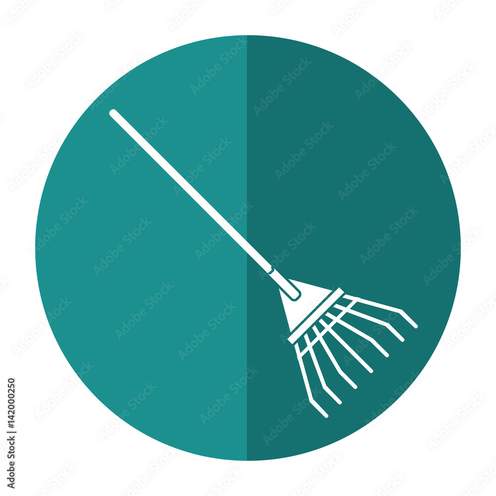 rake tool gardening shadow vector illustration eps 10 rake tool gardening shadow vector illustration eps 10
