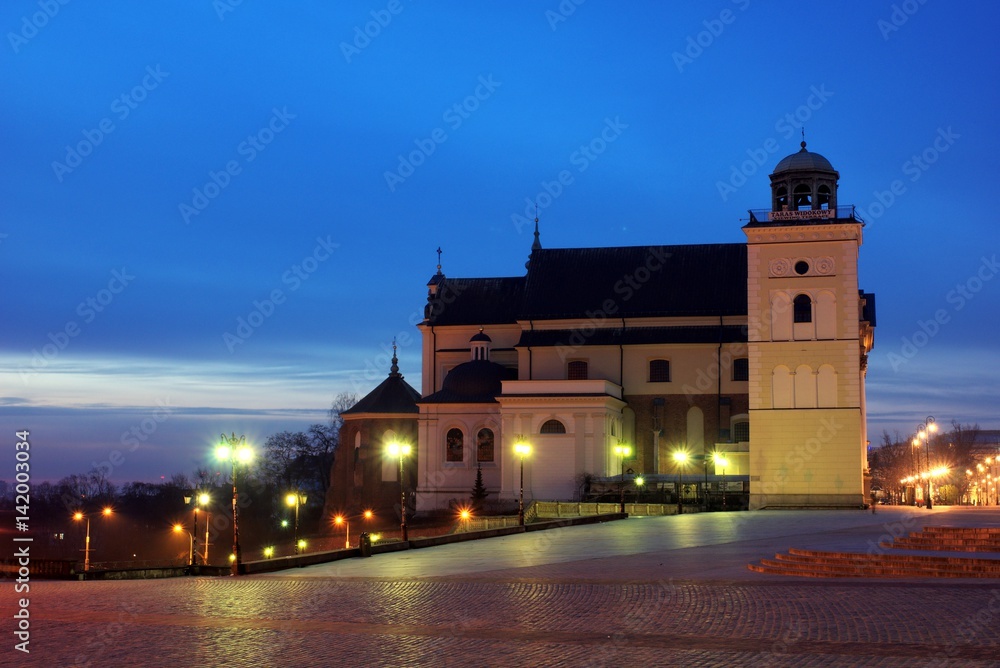 St. Anne church at Castle square in Warsaw, Poland