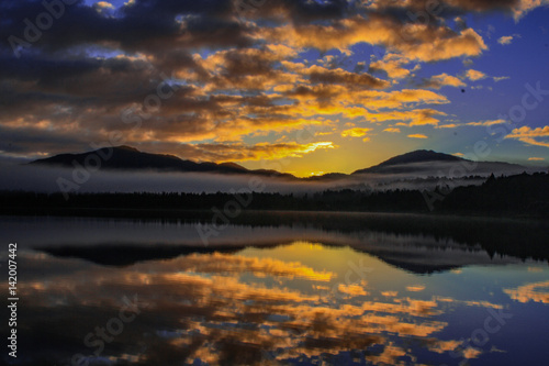 Sonnenaufgang Lake Hawera
