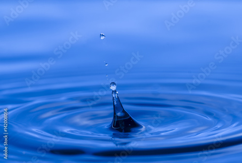 water drop super splash ฟmacro close up