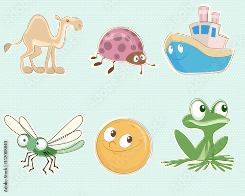 Six toys set