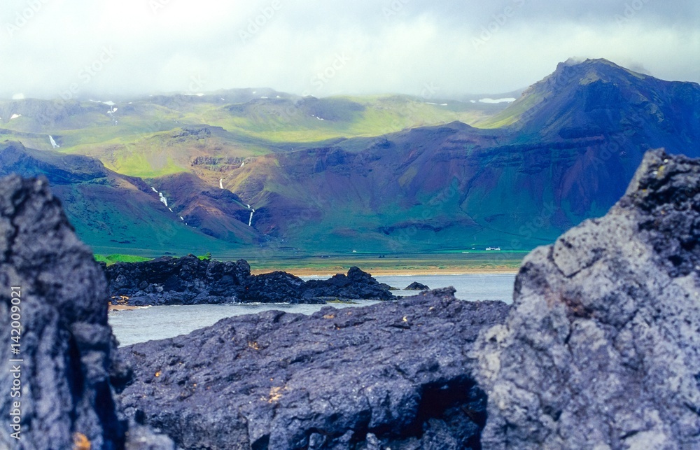 Felsige Küste zwischen Hellnar und Arnastapi, Halbinsel Snæfellsnes, Island/ Iceland, Europa