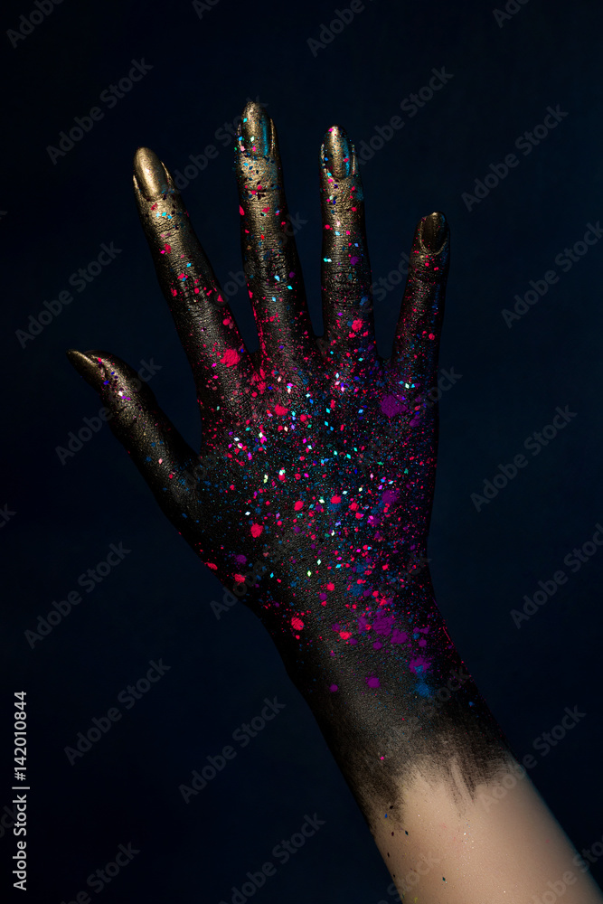 Fashion hand makeup Fashion hand makeup