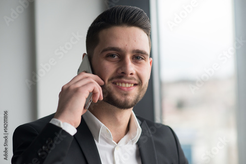 Young businessmen at an office