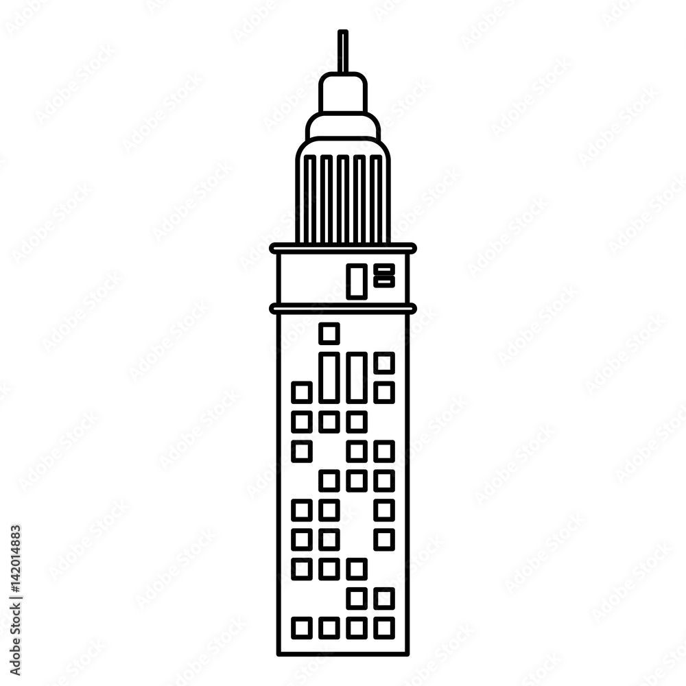 building architecture business workplace vector illustration eps 10