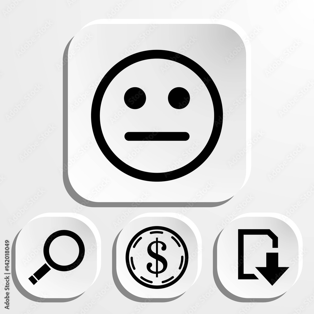 Smile icon stock vector illustration flat design Smile icon stock vector illustration flat design