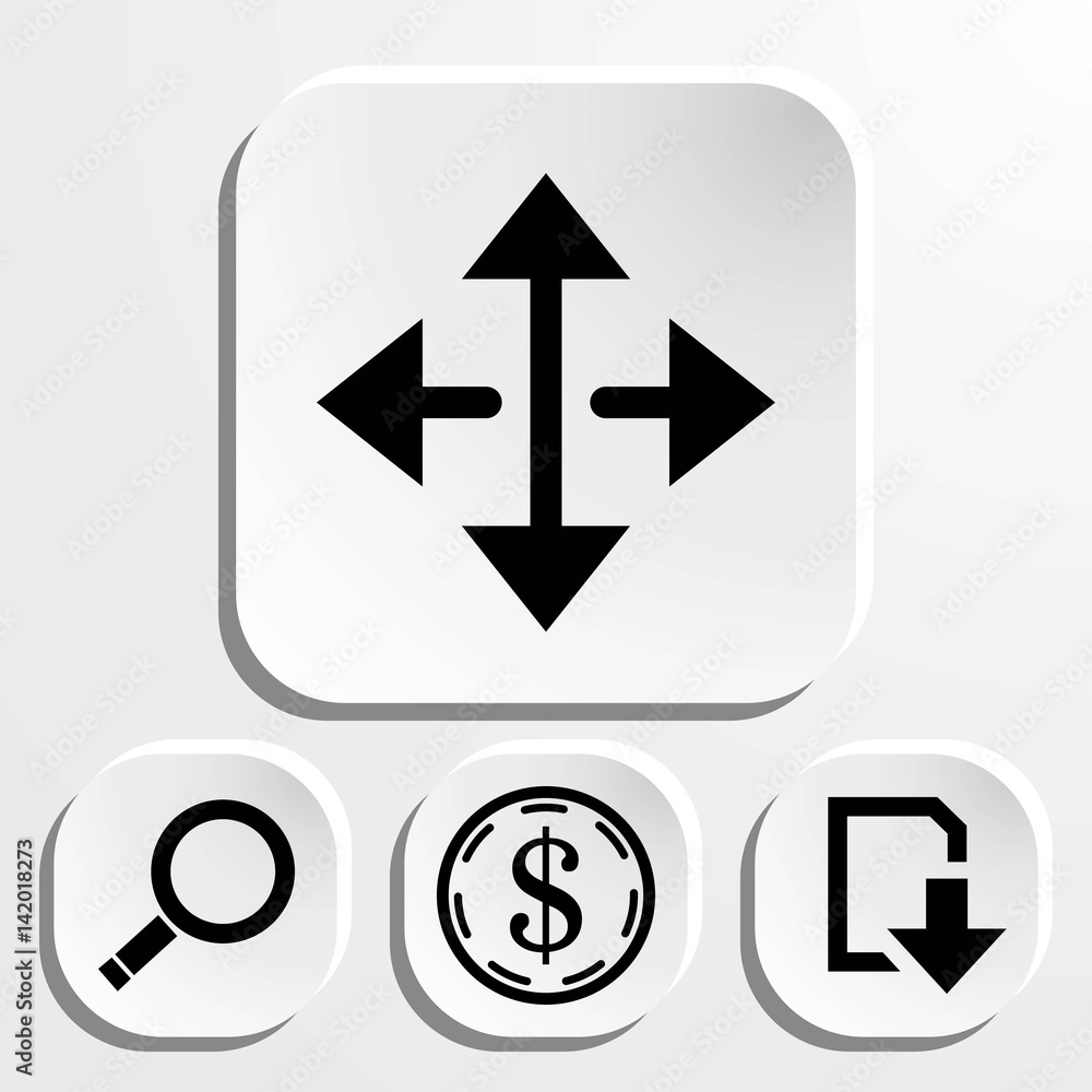 arrow icon stock vector illustration flat design arrow icon stock vector illustration flat design