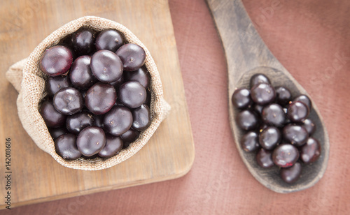 The amazon acai fruit (Euterpe oleracea) photo