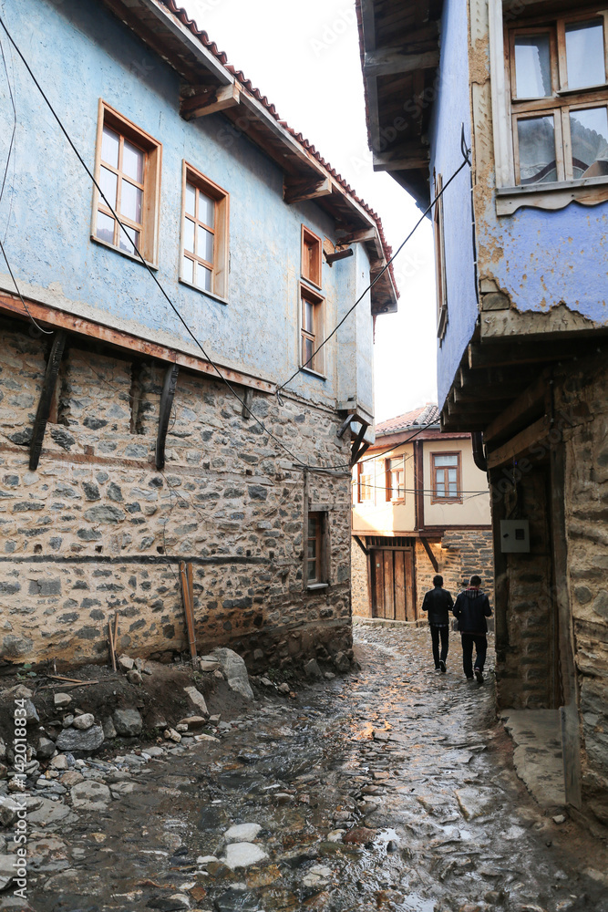 Street in Cumalikizik Village, Bursa, Turkey