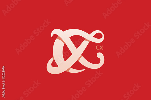 Letter CX Monogram Logo