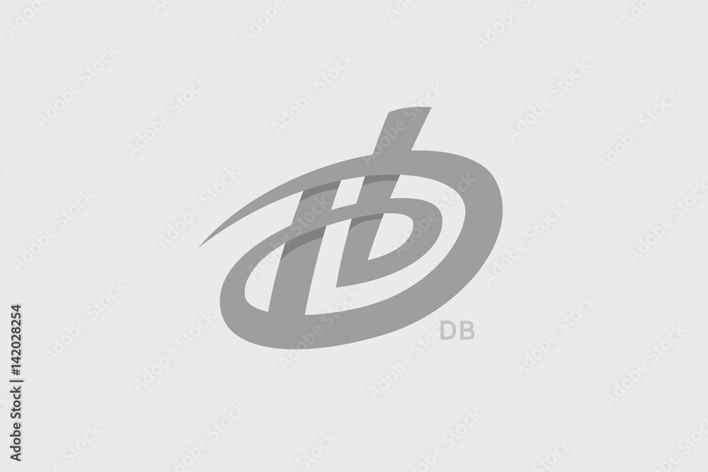 Letter DB Monogram Logo Letter DB Monogram Logo
