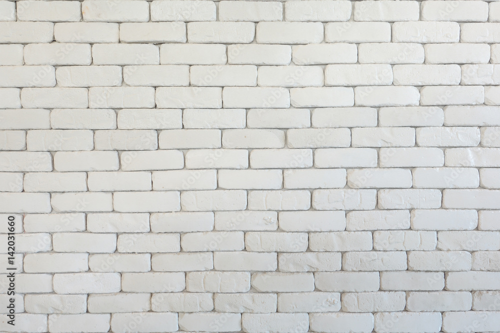 Abstract white brick wall background Abstract white brick wall background