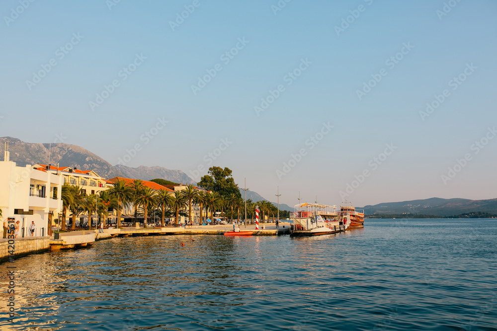 Waterfront Tivat in Montenegro Bay of Kotor