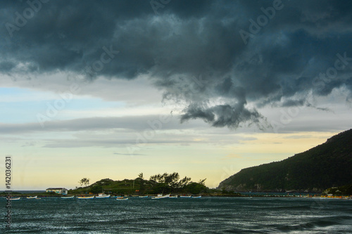 a storm beggins - florianópolis, brazil