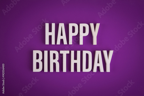 Happy Birthday sign lettering