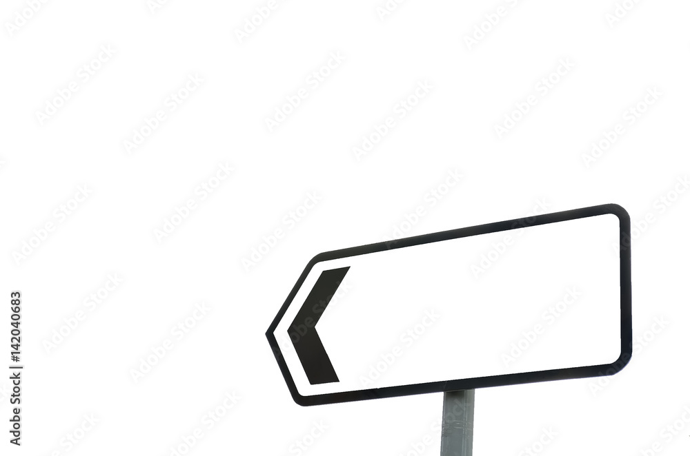 Empty direction board in white background. Empty direction board in white background.