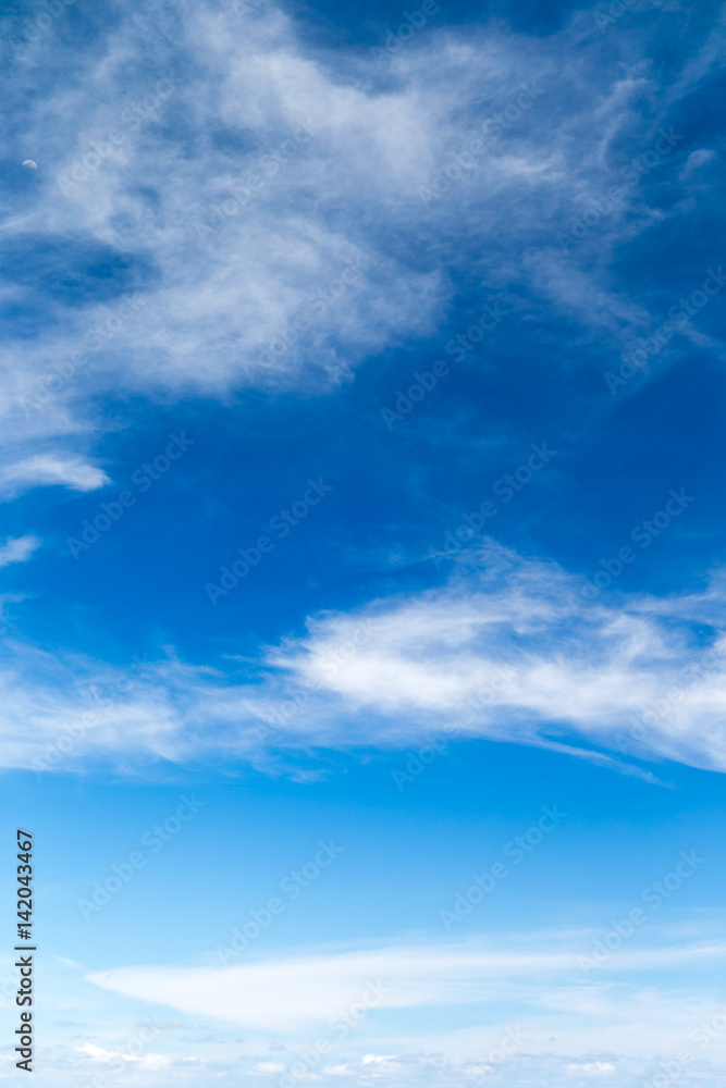 blue sky with cloud