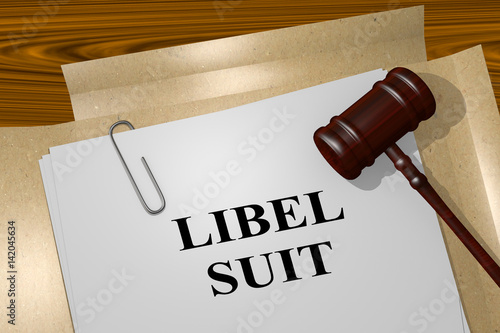 Libel Suit - legal concept