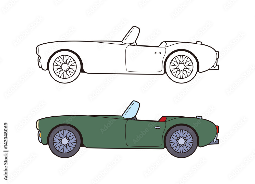 6 Best 車真横イラスト Images Stock Photos Vectors Adobe Stock