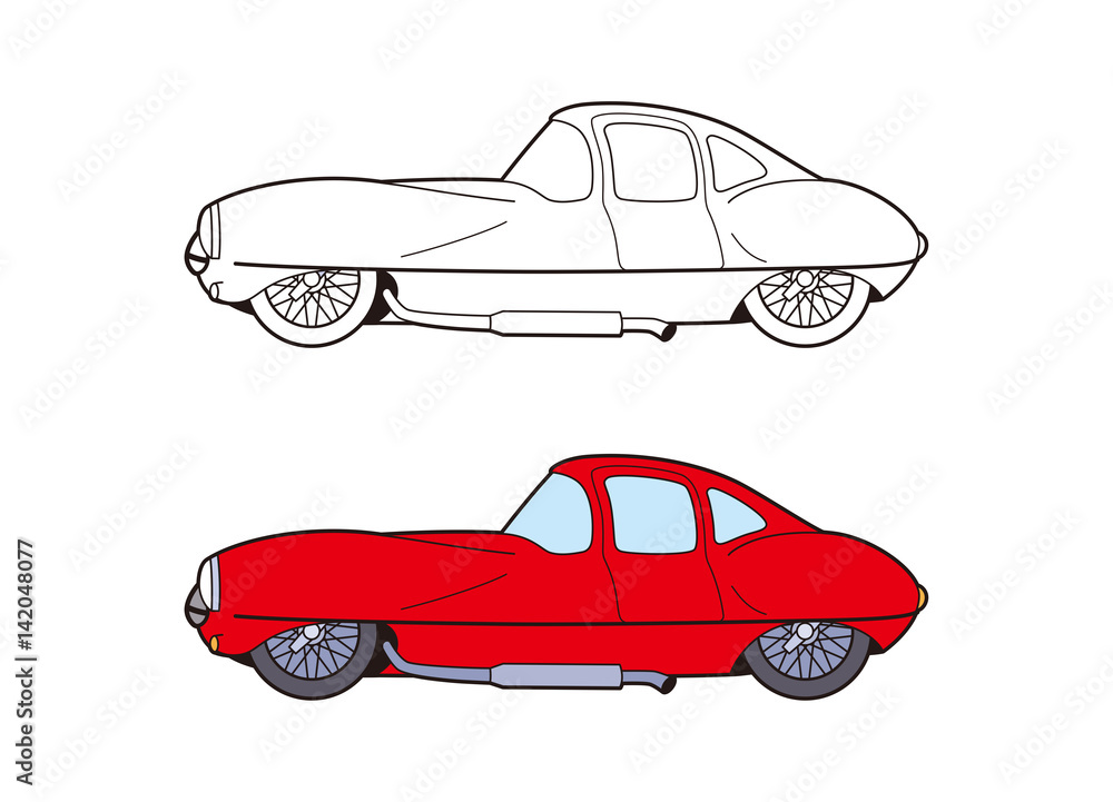 6 Best 車真横イラスト Images Stock Photos Vectors Adobe Stock