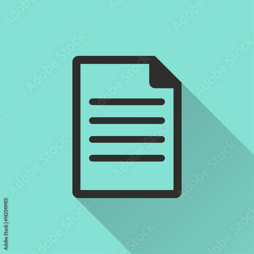 Document - vector icon.