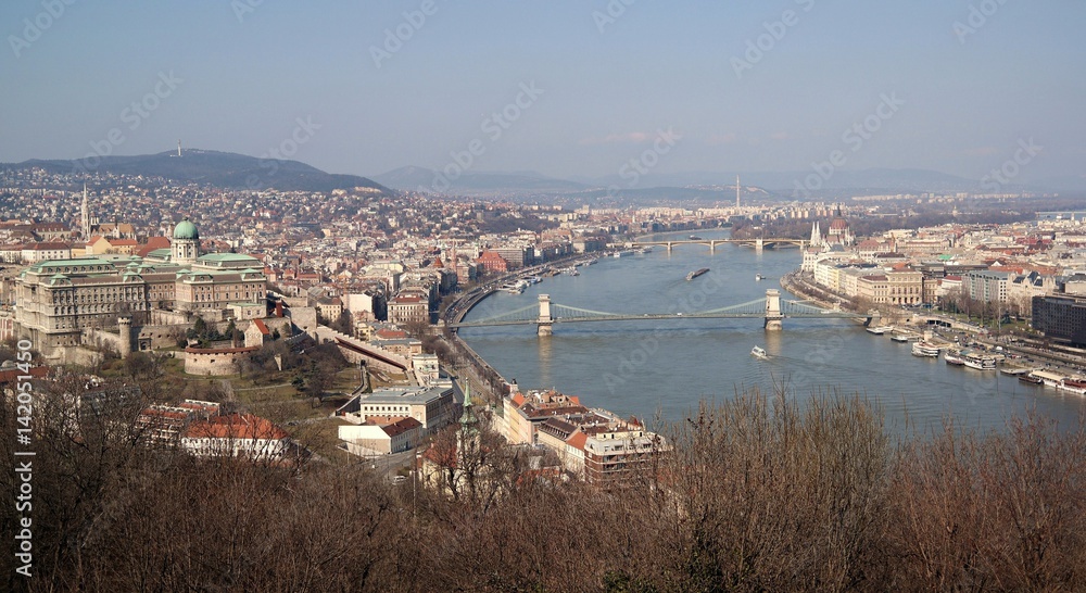 Obraz premium Nádor Utca in Budapest