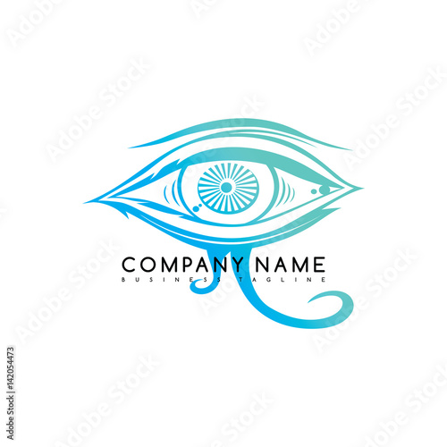 Wallpaper Mural eye look see logo logotype template vector art Torontodigital.ca