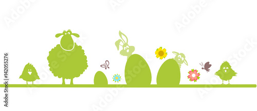 Silhouette Ostern