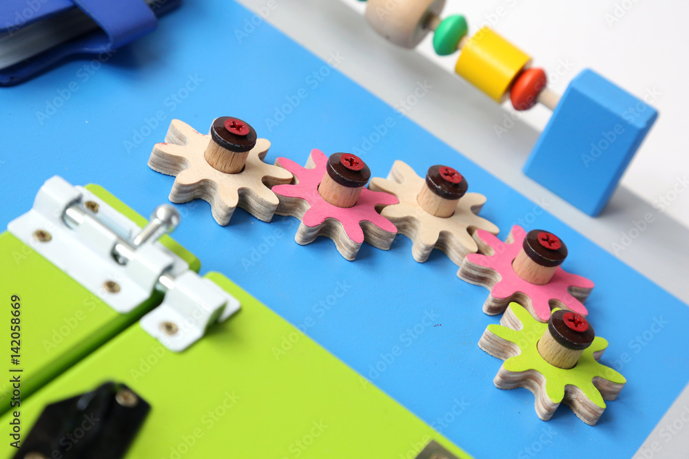 Obraz premium Children's educational toys handmade