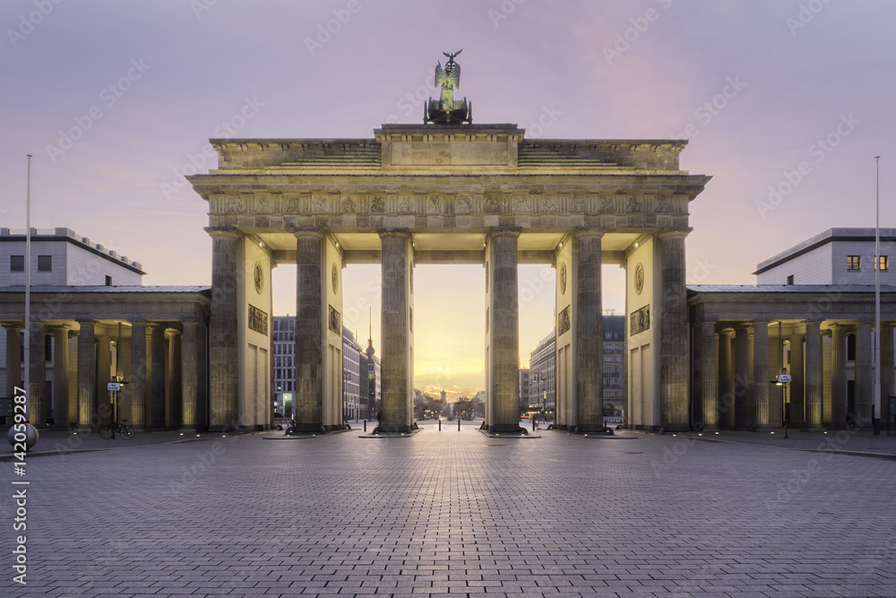 Brandenburg Gate Before Sunrise