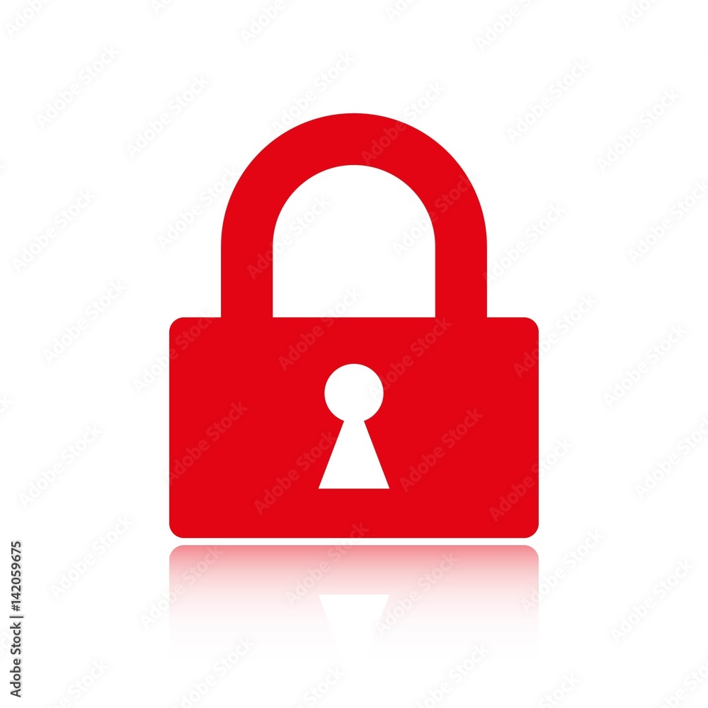 lock icon stock vector illustration flat design lock icon stock vector illustration flat design