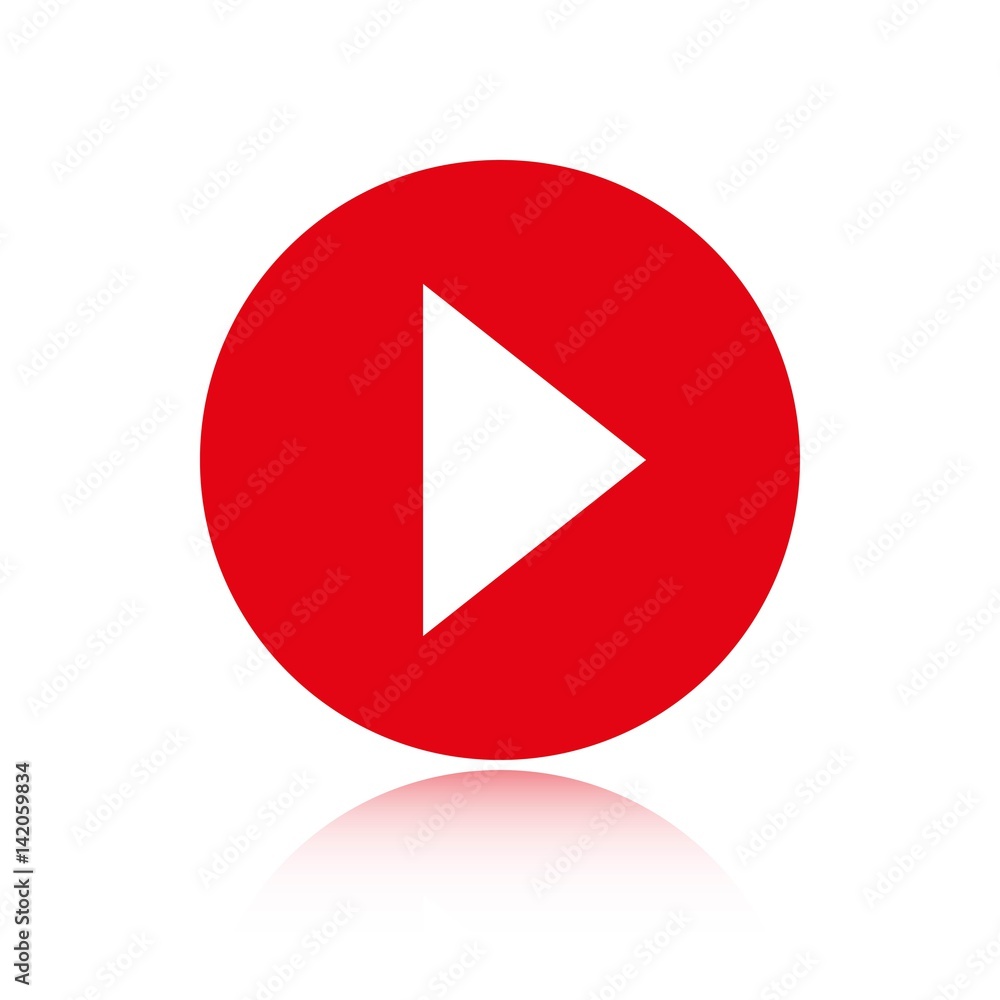 play icon stock vector illustration flat design play icon stock vector illustration flat design