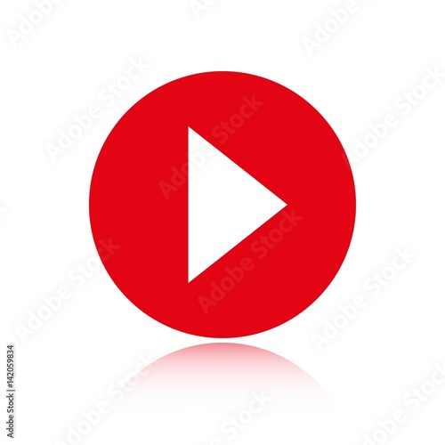Free Download play icon stock vector illustration flat design - GFXLoad