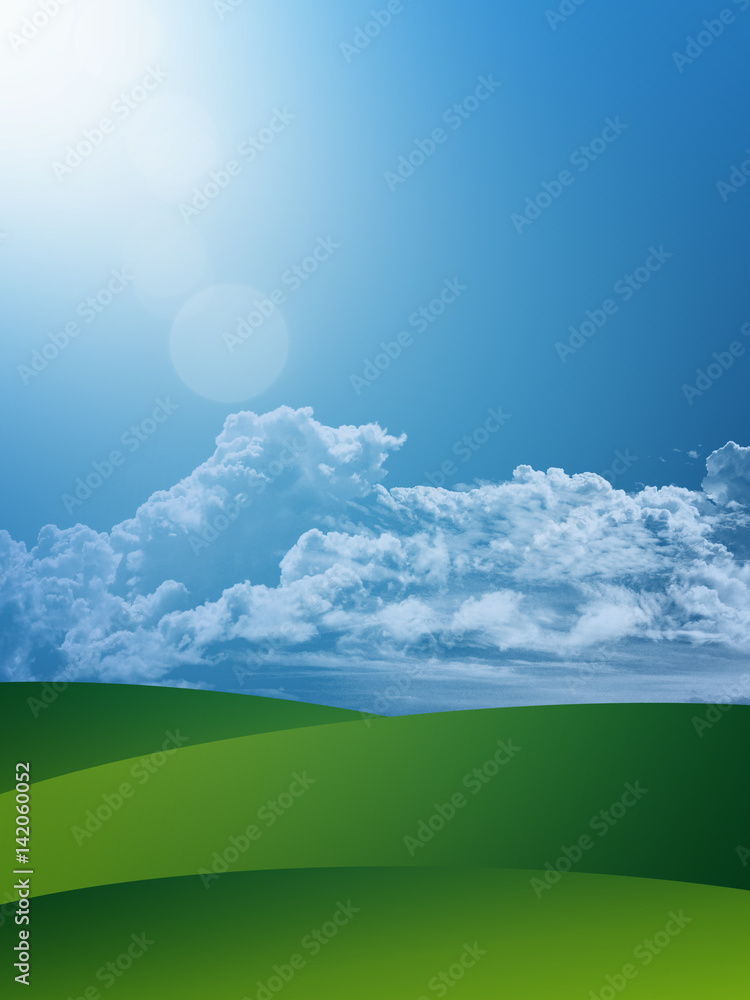 Fototapeta premium Summer Landscape 