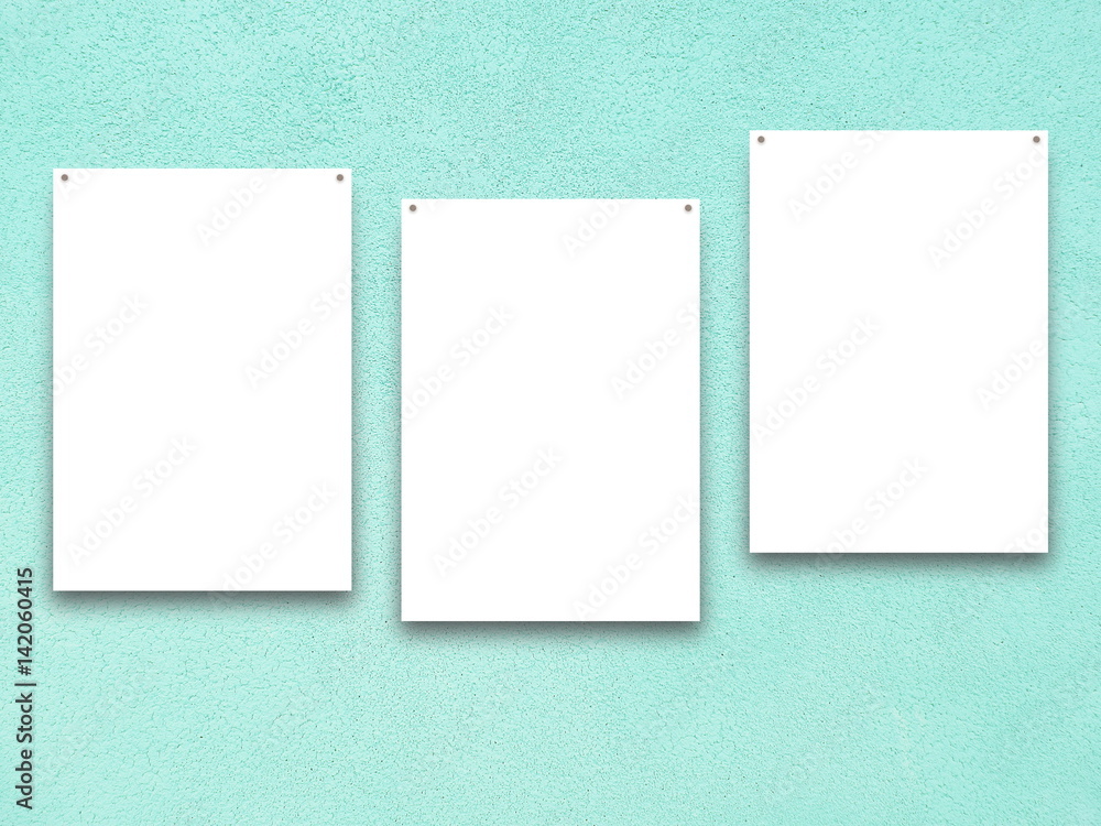 Three nailed blank frames Three nailed blank frames