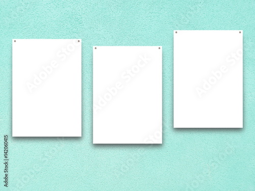 Three nailed blank frames