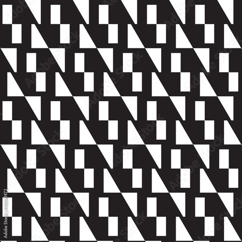 vector black and white geometic pattern