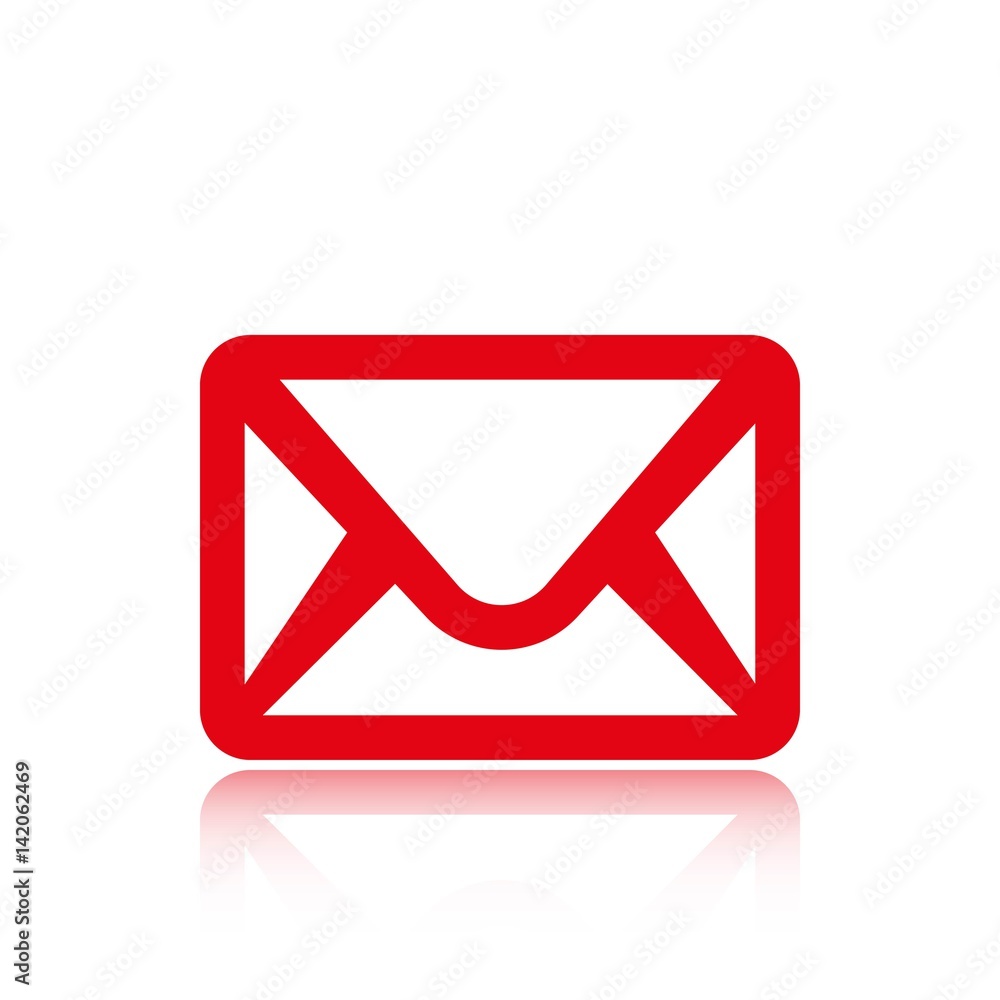 Envelope Mail icon, vector illustration. Flat design style Envelope Mail icon, vector illustration. Flat design style