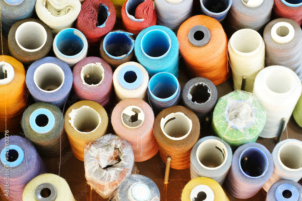Fototapeta premium Close up threads