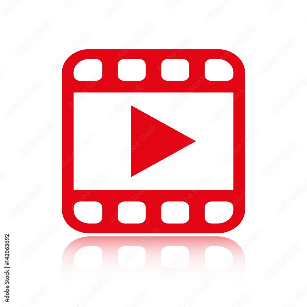 video icon stock vector illustration flat design video icon stock vector illustration flat design