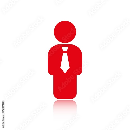 Man icon stock vector illustration flat design