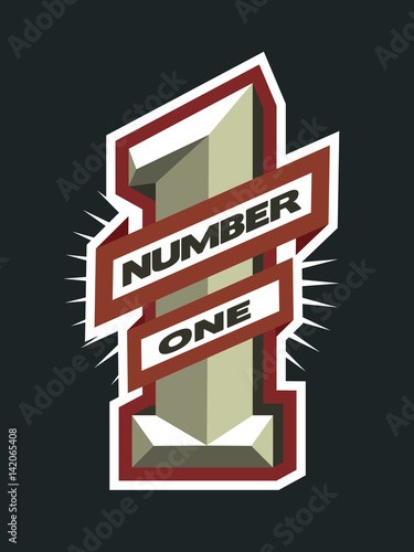 Number one logo.