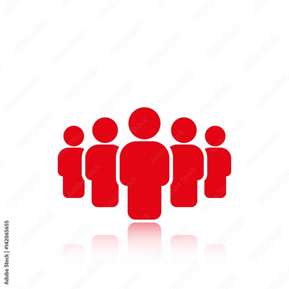 people with the leader icon stock vector illustration flat design people with the leader icon stock vector illustration flat design